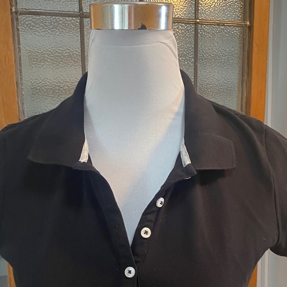 H&M Black Button Down Polo Shirt - Picture 2 of 8